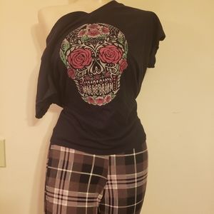 Torrid Brown Plaid Full Legnth Leggings